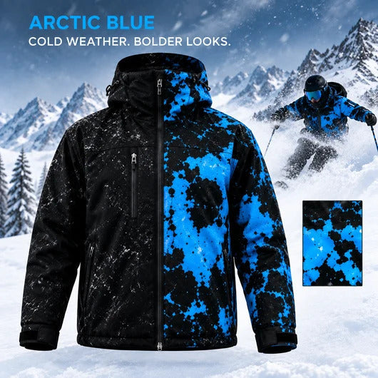 SNOW JOEY reactive all-mountain jacket in Arctic Blue